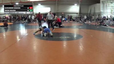125 lbs Champ. Round 1 - Alexander Denkins, Unattached vs Orion Wilson, Grand Valley State