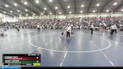 55 lbs Cons. Round 1 - Henry Carver, Charger Wrestling Club vs Maddex Pace, Champions Wrestling Club