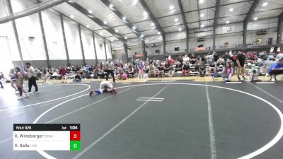 156 lbs Rr Rnd 3 - Kale Winebarger, Cowa vs Kruz Sells, 1 On 1 Fight Academy