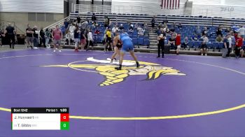 147 lbs Quarterfinal - Tommy Gibbs, Brownsburg vs Jeffrey Huyvaert, Midwest RTC