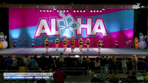 East Tennessee Cheer - Super Nova [2025 L3 Senior Coed - D2 - Small Day 1] 2025 Aloha Gatlinburg Showdown