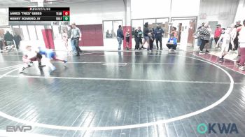 100 lbs Consi Of 8 #2 - James "Tres" Gibbs, Team Guthrie Wrestling vs Henry Romero, IV, Wolfpak Wrestling