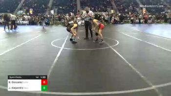 101 lbs Semifinal - Brianna Gonzalez, Somar Select vs Juliana Alejandro, Gold Rush