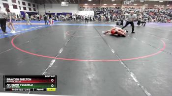 157 lbs Champ. Round 3 - Anthony Federico, Southeastern vs Brayden Shelton, Missouri Valley