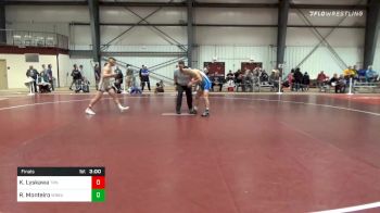 157 lbs Final - Kevin Lyskawa, Trinity vs Ryan Monteiro, Western New England