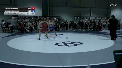 92 kg Cons. Rd Of 16 - Gabe Sollars, Indiana RTC vs Darion Johnson, Bearcat Wrestling Club