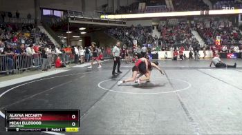 115 lbs Quarterfinal - Micah Ellegood, Great Bend vs Alayna McCarty, Jayhawk Wrestling Club