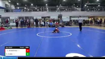 48 lbs Cons. Semi - Lincoln Grosskreuz, Guerrilla Wrestling (GWA) vs Aidyn Crabb, Riverheads Youth Wrestling