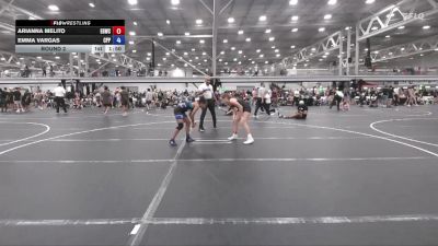 110 lbs Round 2 - Emma Vargas, Central Pennies Power vs Arianna Melito, Empire Girls WC
