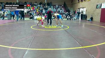 185 lbs Semifinal - Renatta Peraza, Salpointe Catholic vs Angelina Miranda, Casa Grande Union High School