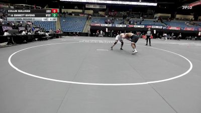 285 lbs Cons. Round 3 - Collin Sullivan, Lourdes vs 15 Emmett Bivens, Wayland Baptist