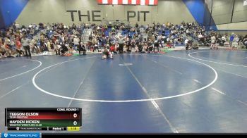 88 lbs Cons. Round 1 - Teegon Olson, Team Prestige vs Hayden Hicken, Wasatch Wrestling Club