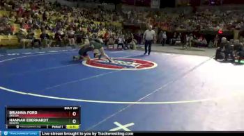 149 lbs Cons. Round 2 - Hannah Eberhardt, DeSoto vs Brianna Ford, Odessa