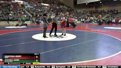 5A 235 lbs Quarterfinal - D`mysha James, Sylvan Hills vs Anastasia Henry, Beebe