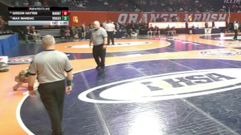 2A 126 lbs Champ. Round 1 - Max Mandac, New Lenox (Providence Catholic) vs Gideon Hayter, Mahomet (M.-Seymour)