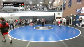 106 lbs Round 1 - Dylan Thornock, Challis Blackheart Wrestling Club vs Maxx Watson, Sandpoint Legacy Wrestling Club