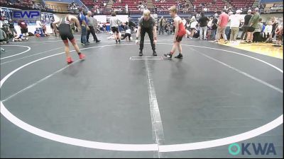 85 lbs Semifinal - Jaxon Johnson, Carl Albert vs Skyler Weathers, Hinton Takedown Club