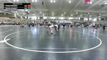 105 lbs Cons. Round 2 - Stone Edwards, Bradley Pride WC vs Briggs Barnett, Wildcats Wrestling