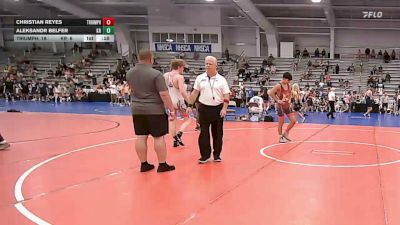 145 lbs Round Of 64 - Christian Reyes, Triumph Blue - HSB vs Aleksandr Belfer, Kraken Black - HSB