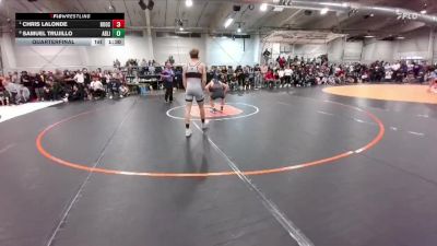 144 lbs Quarterfinal - Chris LaLonde, Roosevelt vs Samuel Trujillo, Abraham Lincoln