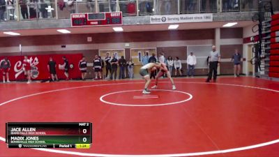 160 lbs Quarterfinal - Jace Allen, Idaho Falls High School vs Madix Jones, Bonneville High School