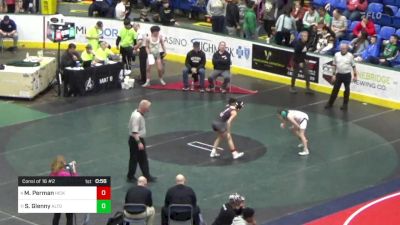 112 lbs Consi Of 16 #2 - Milla Perman, Hickory vs Sarah Glenny, Altoona