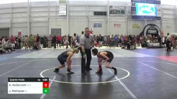 95 lbs Quarterfinal - Noah McDermott, Payson Club Wrestling vs Joshua Rodriguez, Shamrocks Elite