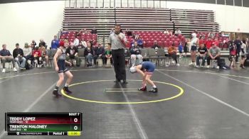 55 lbs Round 2 (8 Team) - Trenton Maloney, Team 922 vs Teddy Lopez, Team Ohio