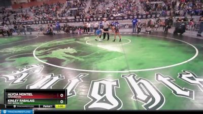 38-38 lbs Round 3 - Alycia Montiel, Washington vs Kinley Rabalais, Mat Demon WC