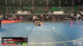 6A 132 lbs Quarterfinal - Casen Cambron, Pell City vs Jaxon Unger, Athens