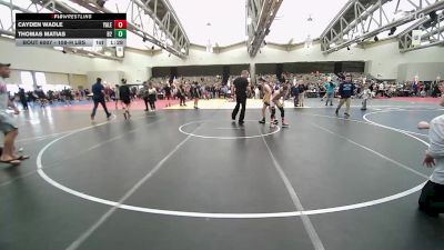 108-H lbs Quarterfinal - Cayden Wadle, Yale Street vs Thomas Matias, Barn Brothers