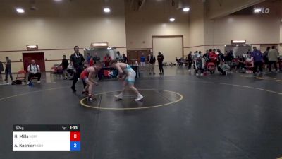 57 kg Cons 32 #2 - Hayden Mills, Nebraska Wrestling Training Center vs Alan Koehler, Nebraska Wrestling Training Center