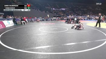 6A Boys 106 lbs Quarterfinal - James Culbertson, Glencoe Boys vs Owen Hosch, Sunset Boys