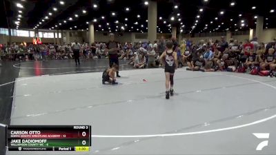 60 lbs Round 3 (6 Team) - Jake Dadiomoff, Williamson County WC vs Carson Otto, North Desoto Wrestling Academy