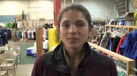 Brooke Wells preparing for the 2010 Chicago Marathon