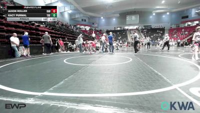 88 lbs Final - Jaxon Roller, Raw Wrestling Club vs Kacy Purmal, Tiger Trained Wrestling