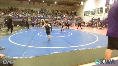 46 lbs Consi Of 8 #2 - Cutter Carson, Salina Wrestling Club vs Trick Cantrell, Mojo Grappling Academy