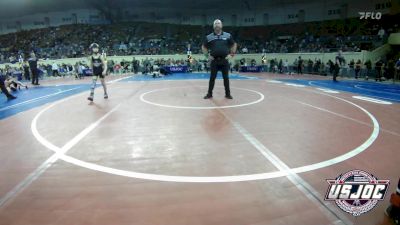 60 lbs Round Of 16 - Reines Orrell, HBT Grapplers vs Lincoln Sanders, Sallisaw Takedown Club