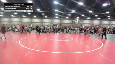 54 lbs Rr Rnd 1 - Katharine Virgilio, Maryland Mana - GHSE vs Kaydn Hansen, New England Trappers Black - GHSE