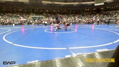 67 lbs Round Of 64 - John Petrovcik, NBWA vs Tagg Hefner, Tj Trained