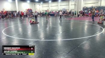 100 lbs Quarters & Wb (16 Team) - Sayuri Caceres, RPA/Head Hunters Wrestling Club vs Kennedy Bachman, Team Iowa Beach Bums