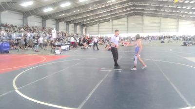 78 lbs Consolation - Colten Lanus, Dolores Bears vs Lance Wright, Mustang WC