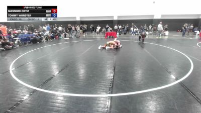 132 lbs Massimo Ortiz, California Gold vs Tommy Wurster, Ohio Scarlet FS