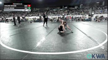 55 lbs Round Of 16 - Avaline Shouse, Morrison Takedown Club vs Kyllie Gwinn, Buck Pride Wrestling