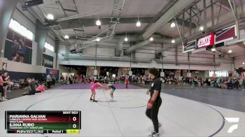 100 lbs Round 4 - Marianna Galvan, Lubbock-Cooper High School Wrestling vs Iliana Rubio, Takedown-City Wrestling