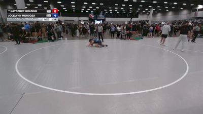130 lbs Champ. Rd Of 16 - Kaydence Golding, North Dakota vs Jocelynn Mendoza, Gilroy High School Wrestling