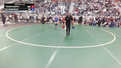50 kg 5th Place Match - Rianne Murphy, Iowa Womens Wrestling Club vs Eva Zimmerman, Sanderson Wrestling Academy
