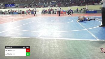 76 lbs Rr Rnd 5 - McKenzie Huling, Central Middle School vs Alice Martin, Little Axe Women's Wrestling