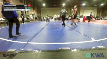 110 lbs 3rd Place - Carter Wallace, Battlefield Wrestling Club vs Landon Watson, Wagoner Takedown Club