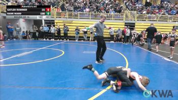 55 lbs Round Of 16 - Gatlen Ruminer, Sallisaw Takedown Club vs Hank Ward, Cowboy Wrestling Club